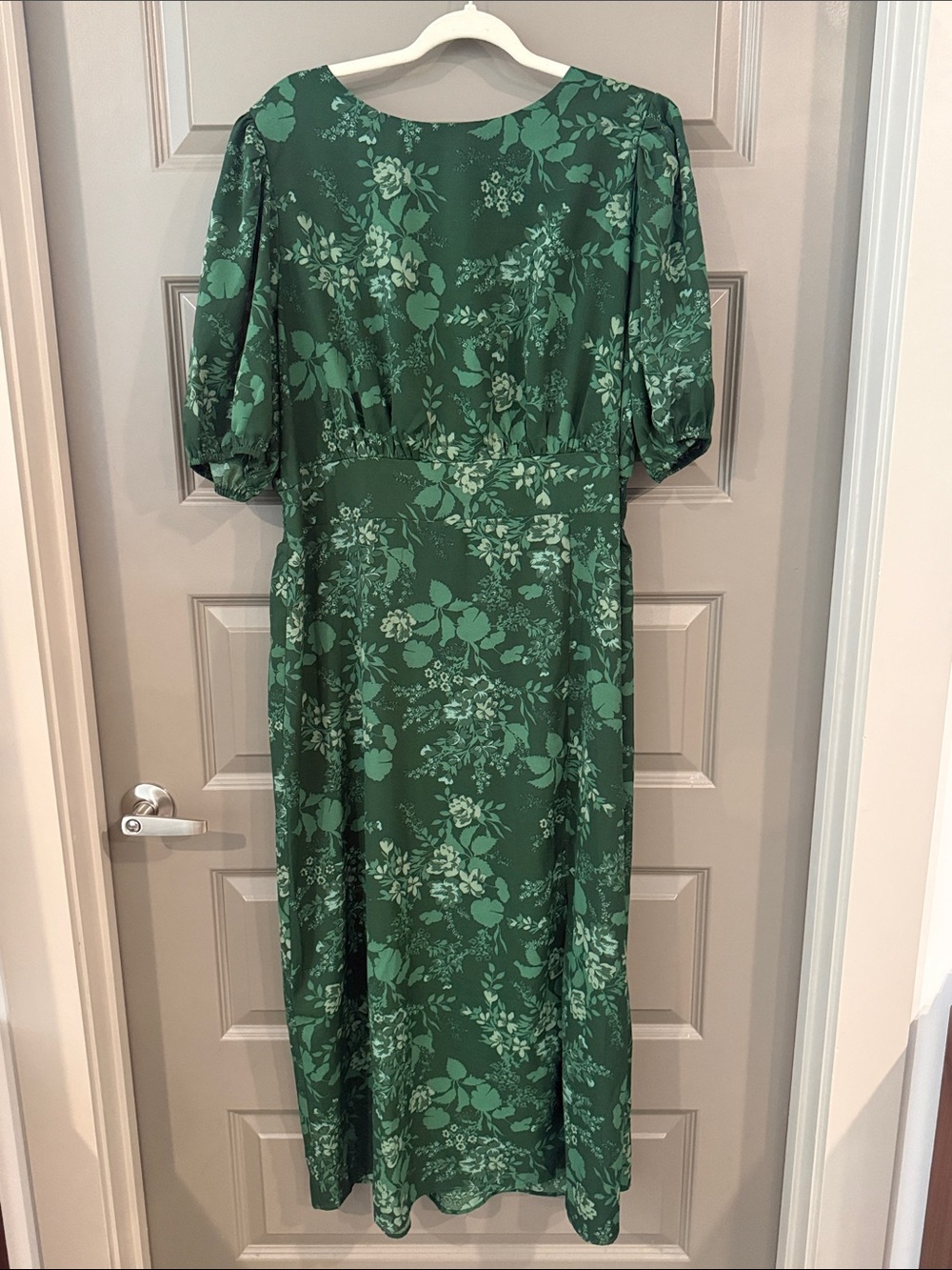 Sugarlips Green Floral Maxi Dress
